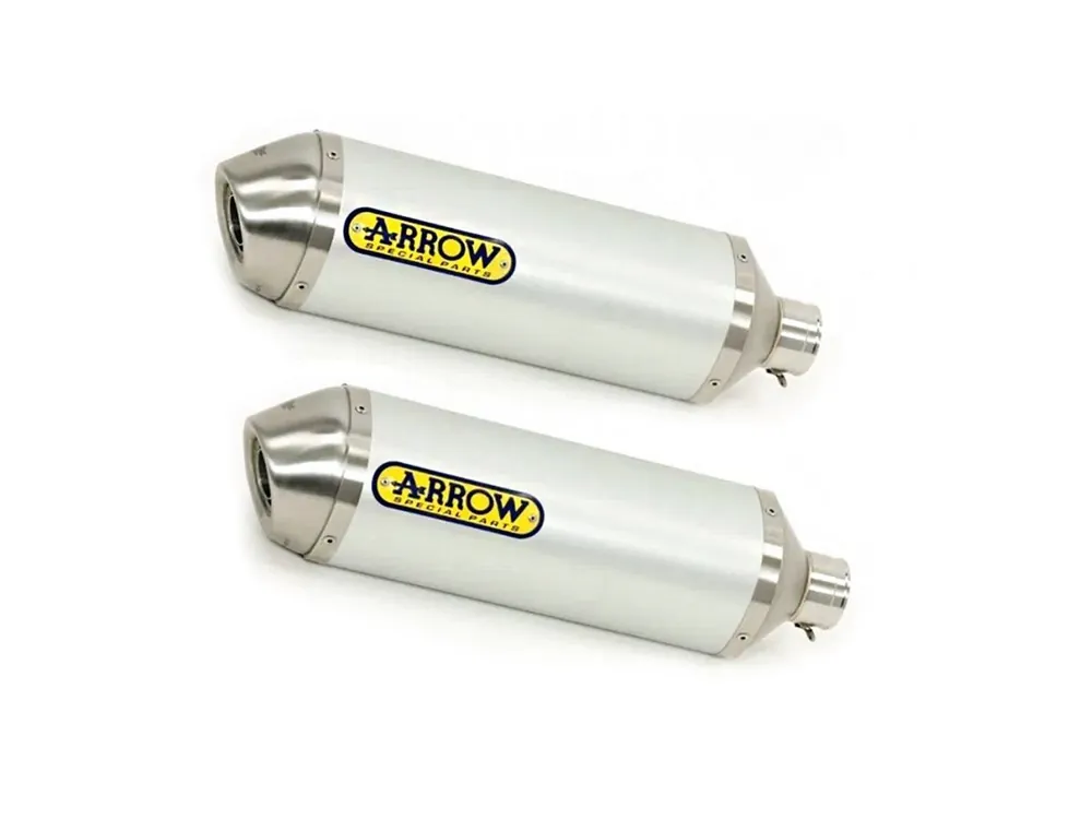 SILENZIATORI THUNDER ARROW ALLUMINIO INOX KAWASAKI Z 1000 2014-2020- Solo Oggi