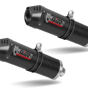 TERMINALI MIVV OVAL CARBONIO-CARBONIO KTM 990 SUPERMOTO SMT 2009-2013- Prezzo Ridotto
