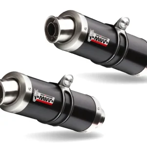TERMINALI MIVV GP ACCIAIO NERO SUZUKI GSX-R 1000 2007-2008- Prezzo Basso