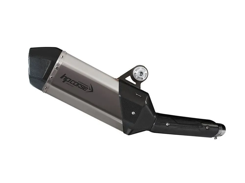 TERMINALE SPS CARBON SHORT HP CORSE TITANIO YAMAHA TENERE 700 2019-2025- Prezzo Conveniente