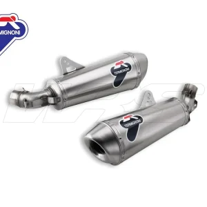 Nuovo Arrivo 96028809B COPPIA TERMINALI OMOLOGATI TERMIGNONI TITANIO DUCATI MONSTER 1100-