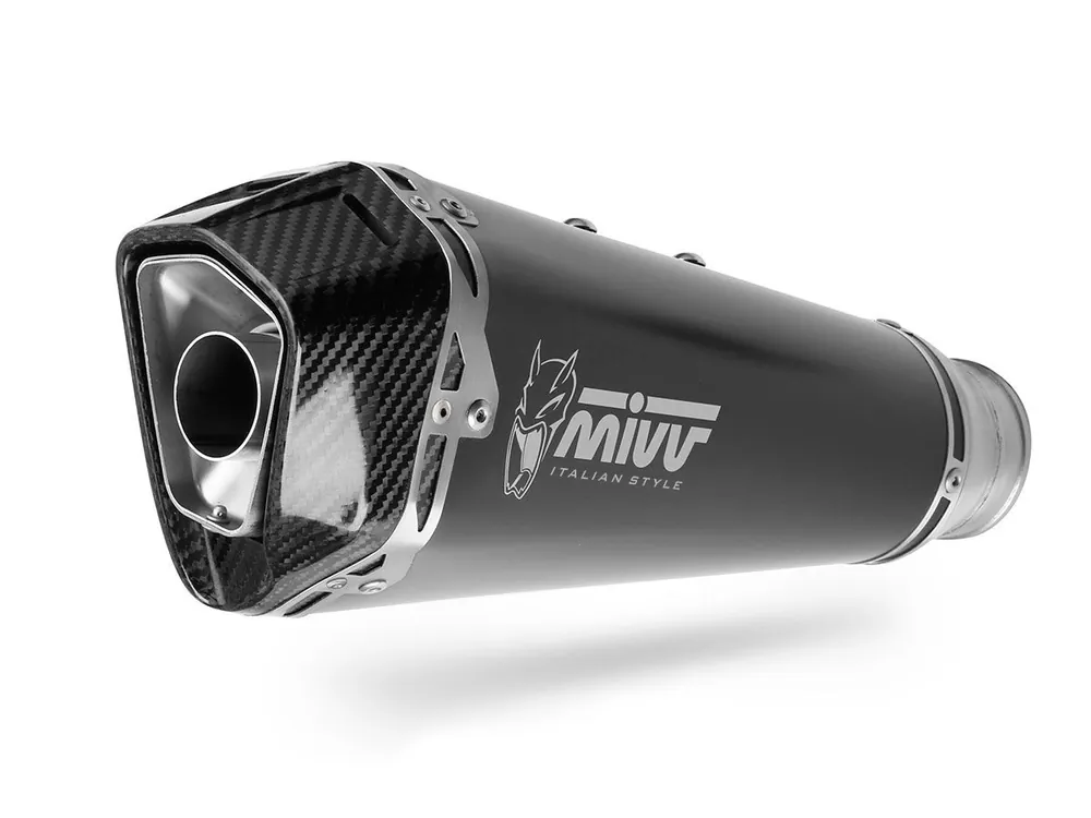 TERMINALE MIVV DELTA RACE ACCIAIO INOX NERO KAWASAKI Z H2 2020-2024- Subito Disponibile