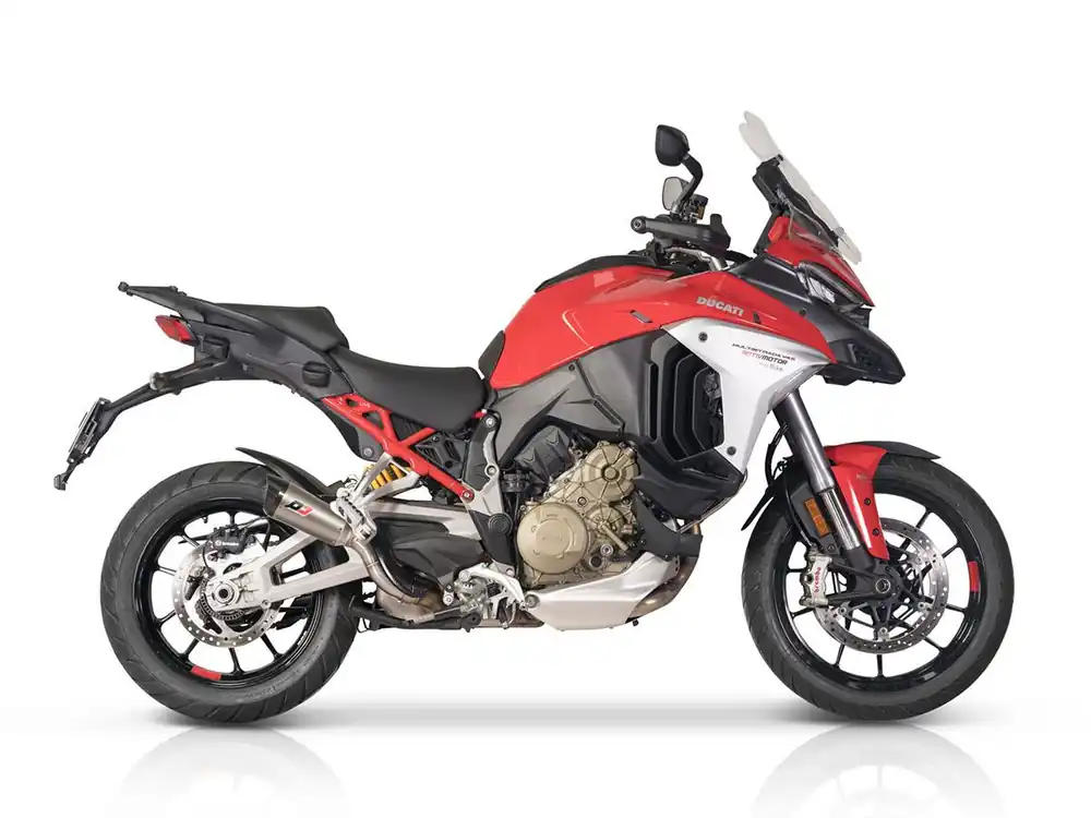 Più Venduto TERMINALE SCARICO QD EXHAUST GUNSHOT TITANIO DUCATI MULTISTRADA V4 PIKES PEAK 2022-2024-