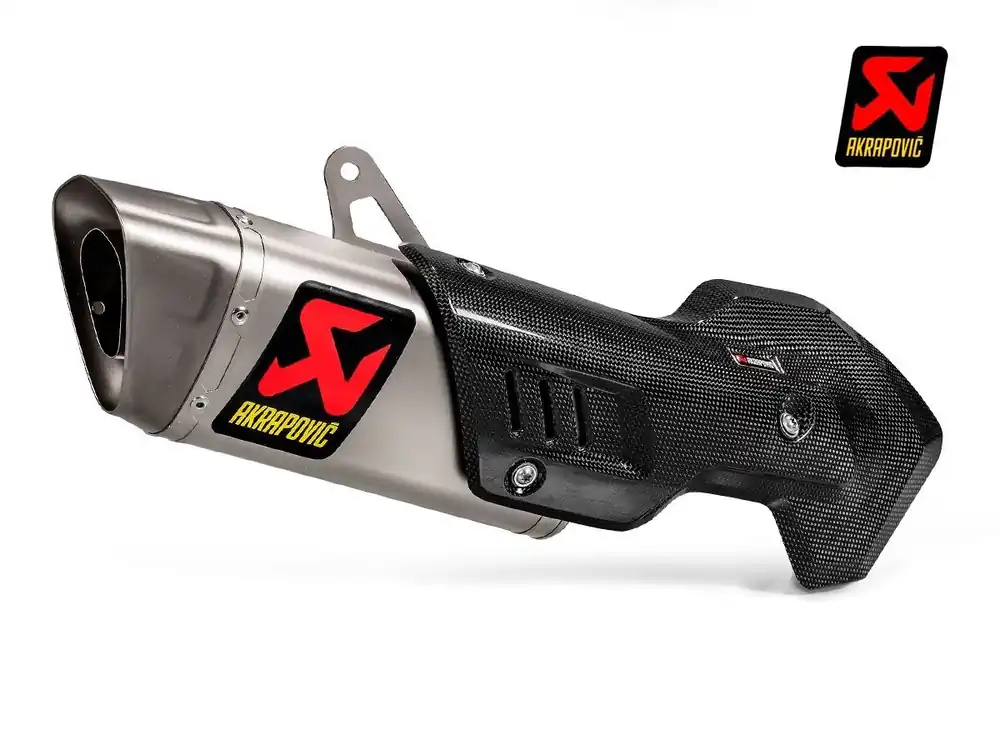 TERMINALE SLIP ON AKRAPOVIC TITANIO DUCATI MULTISTRADA 1260 / S 2018-2020- Pagamento Sicuro
