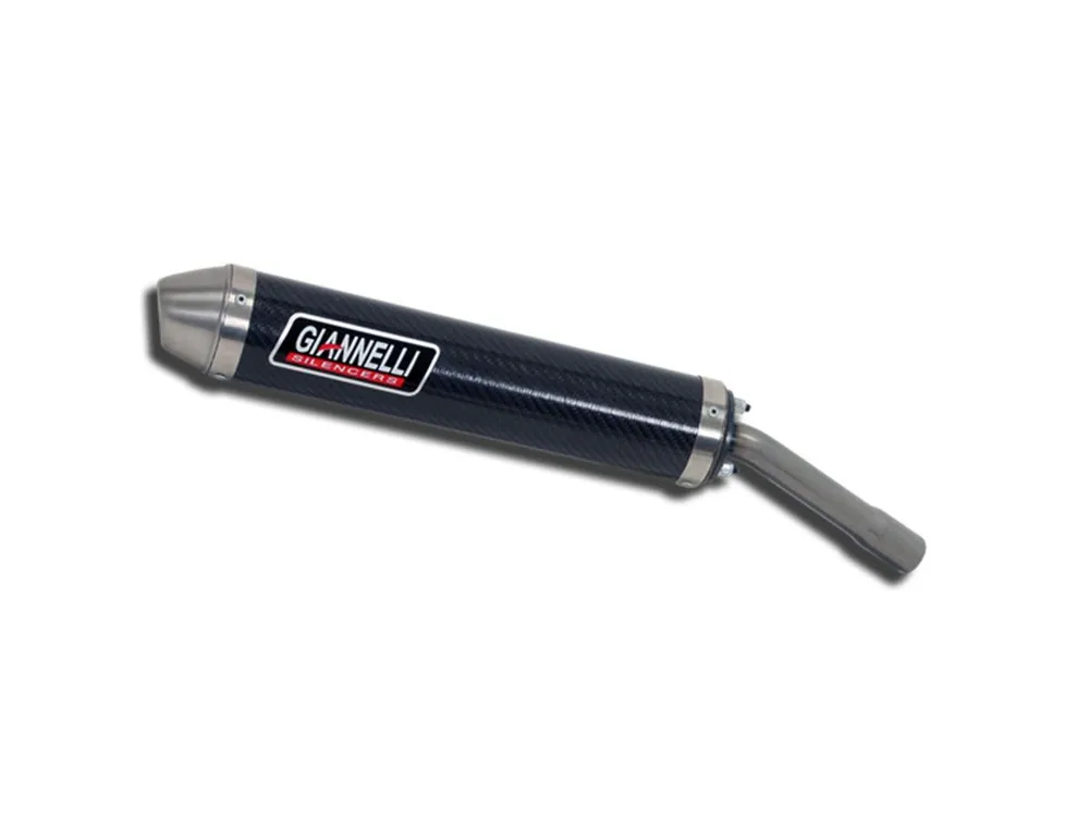 SILENZIATORE GIANNELLI CARBONIO ENDURO/CROSS 2T DERBI DRD 50 PRO SM 2006-- Spedizione Espresso