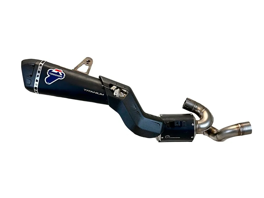 SCARICO SEMI-COMPLETO RACING TITANIO NERO TERMIGNONI DUCATI MULTISTRADA V4 / S / PP 2020-2026- Novità