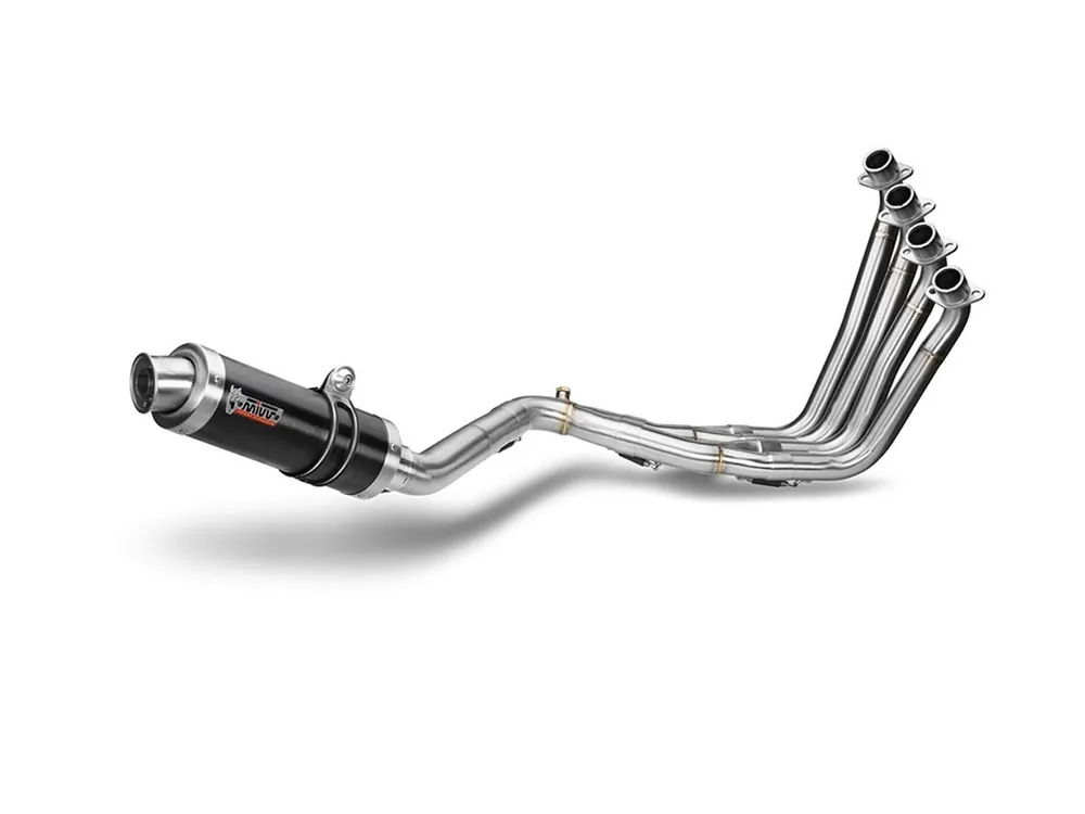 Spedito Oggi SCARICO COMPLETO 2X1 MIVV GP ACCIAIO NERO YAMAHA T-MAX 500 2008-2011-