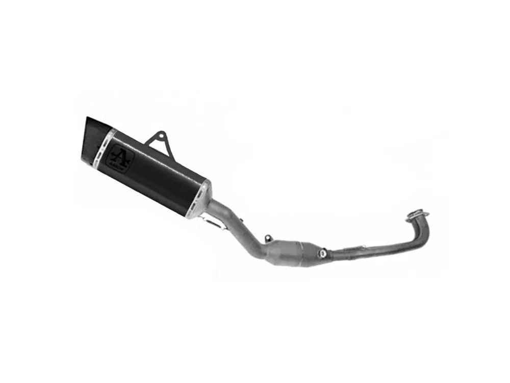 Ultime Pezzi IMPIANTO COMPLETO PISTA RACING TITANIO DARK ARROW YAMAHA T-MAX 560 2025-2026-