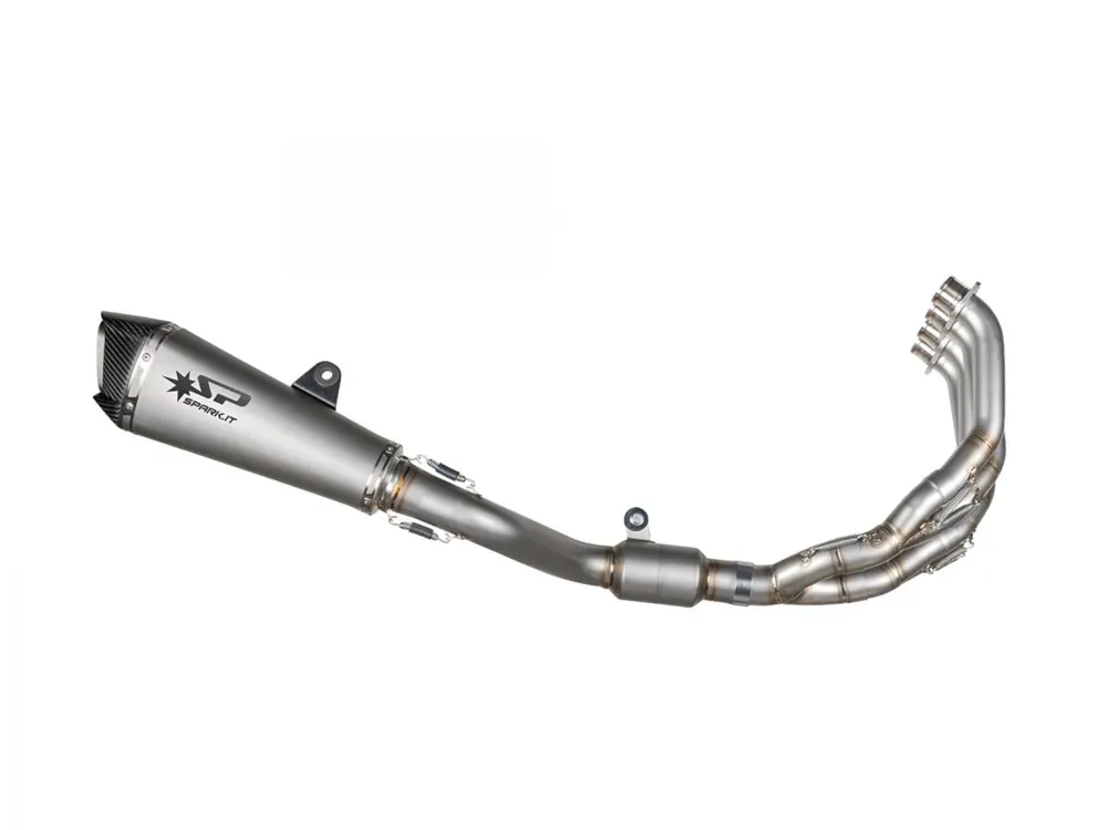 SCARICO COMPLETO EU5 LATERALE KONIX EVO TITANIO SPARK HONDA CB/CBR 650 R 2019-2025- Acquista Ora