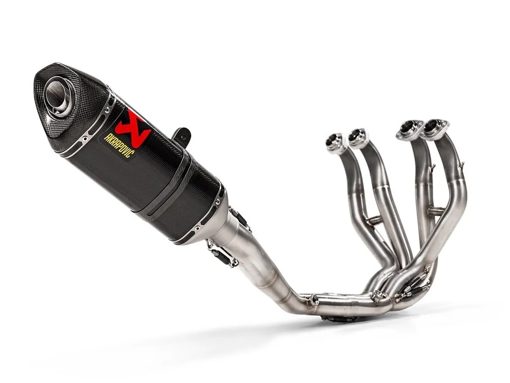 Vendita Finale SCARICO COMPLETO AKRAPOVIC INOX CARBONIO KAWASAKI ZX-6R 2023-2026-