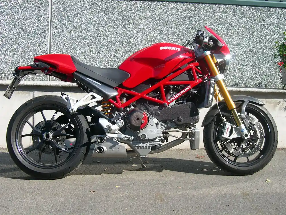 Prezzo Conveniente SCARICO COMPLETO QD EX-BOX INOX CATALIZZATO DUCATI MONSTER 900 DOPO 1998-