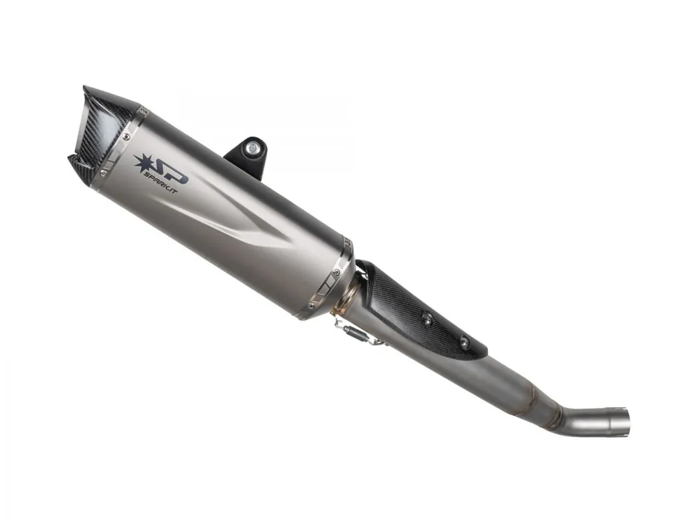 Prezzo Basso SCARICO SEMICOMPLETO RACING FORCE EVO TITANIO SPARK TRIUMPH STREET TRIPLE 765 RS / R / S 2020-2022-
