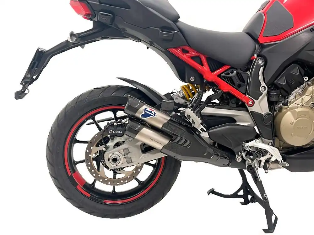 Promozione SCARICO COMPLETO INOX TITANIO + UPMAP TERMIGNONI DUCATI MULTISTRADA V4 / S 2020-2024-