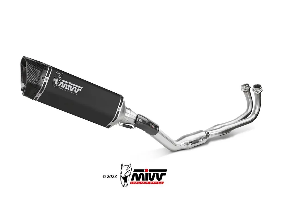 SCARICO COMPLETO SR-1 MIVV INOX NERO YAMAHA T-MAX 560 2022-2024- Spedito Oggi