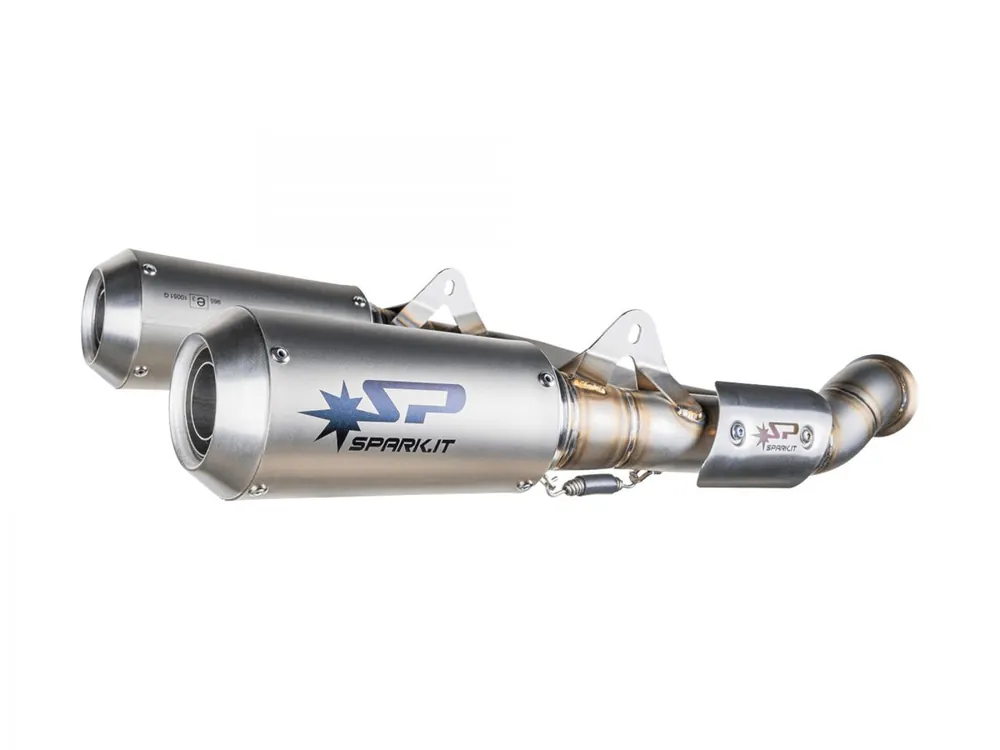 COPPIA SILENZIATORI MOTOGP TITANIO SPARK KTM DUKE 790 2018-2020- Reso Gratuito