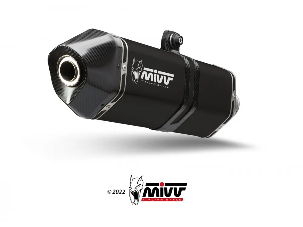 Acquista Ora TERMINALE MIVV SPEED EDGE ACCIAIO INOX NERO MORBIDELLI T 1002 VX 2025-2026-