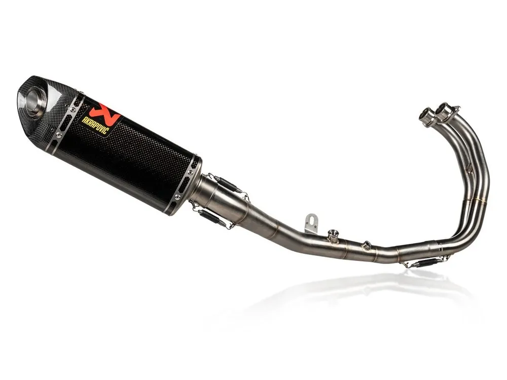 Spedito Oggi SCARICO COMPLETO RACING AKRAPOVIC CARBONIO YAMAHA R3 2025-2026-