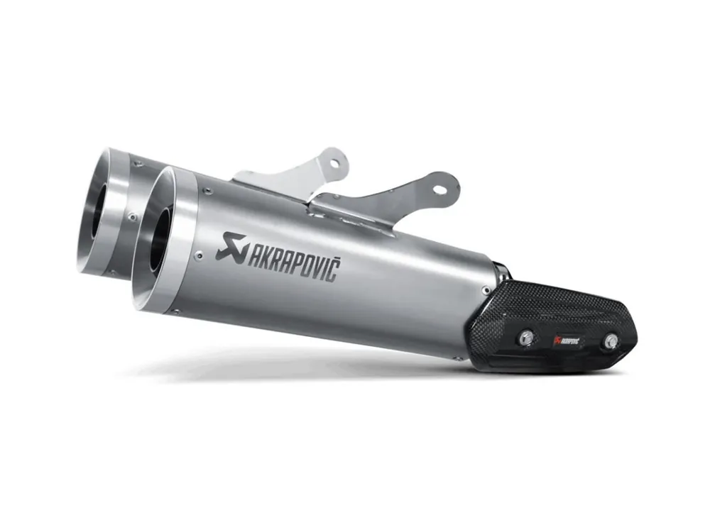 COPPIA TERMINALI SLIP ON AKRAPOVIC TITANIO YAMAHA V-MAX- Professionale