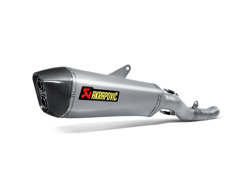 TERMINALE SCARICO AKRAPOVIC KAWASAKI 1400 GTR / CONCOURS 14 2008-17 OMOLOGATO- Non Perdere