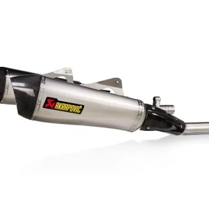 COPPIA TERMINALI SLIP-ON TITANIO AKRAPOVIC BMW K 1600 GT / GTL 2025- Più Venduto