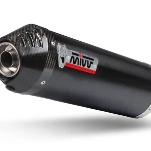 Esclusivo TERMINALE MIVV OVAL INOX NERO - CARBONIO CF MOTO 700 MT 2024-