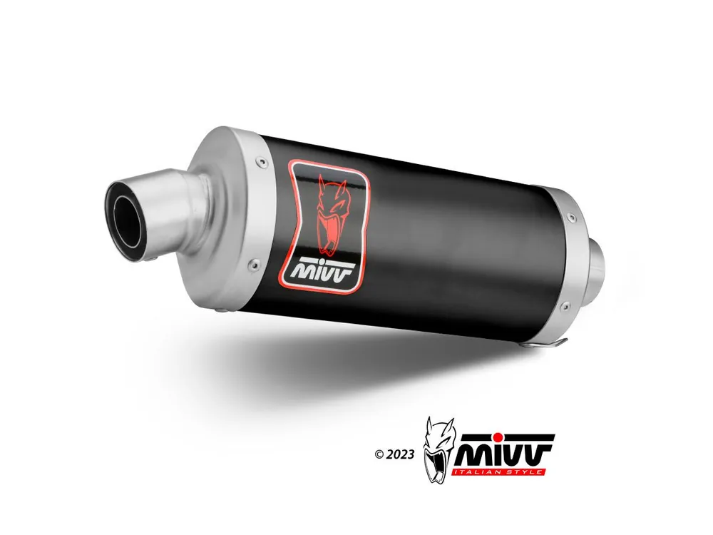 TERMINALE MIVV DAKAR ACCIAIO INOX NERO KTM 790 ADVENTURE / 890 ADVENTURE 2019-2024- Promozione
