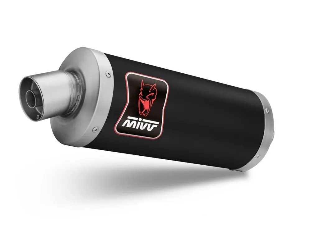 TERMINALE MIVV DAKAR ACCIAIO INOX NERO HUSQVARNA NORDEN 901 2022-2026- Must-Have