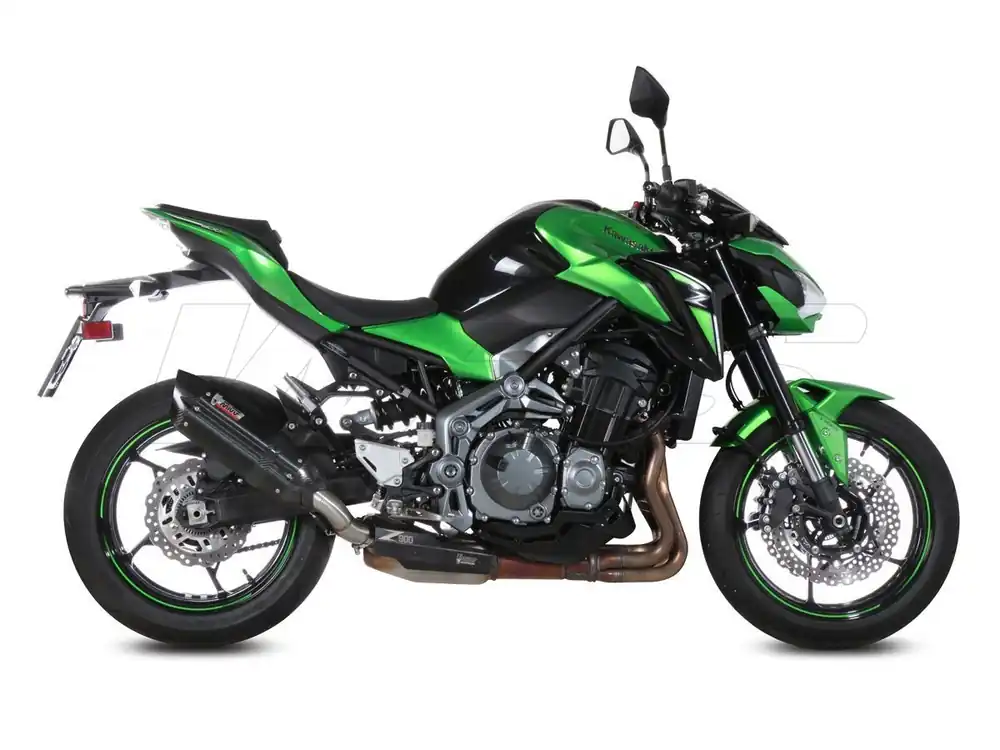 TERMINALE MIVV SUONO INOX NERO KAWASAKI Z 900 A2 (35/70 KW) 2017-2024- Spedizione Espresso