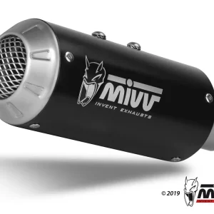 TERMINALE MIVV SPORT MK3 ACCIAIO NERO SUZUKI GSX-S 1000 KATANA 2019-2024- Di Tendenza