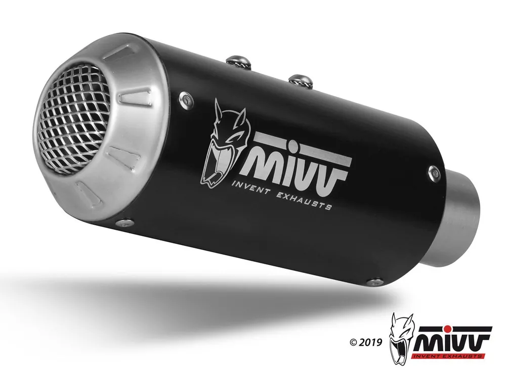 TERMINALE MIVV SPORT MK3 ACCIAIO NERO SUZUKI GSX-S 1000 KATANA 2019-2024- Di Tendenza