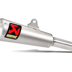 TERMINALE SCARICO AKRAPOVIC SLIP ON TITANIO KAWASAKI NINJA 125 / Z 125 2019-2025- Prezzo Scontato