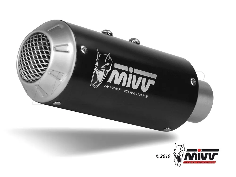 Bestseller TERMINALE MIVV MK3 INOX NERO YAMAHA MT-10 2016-2022-