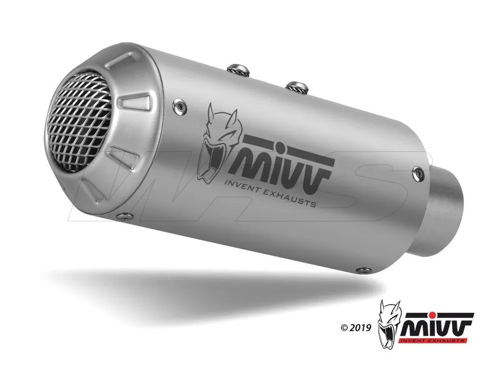 TERMINALE MIVV MK3 ACCIAIO INOX SUZUKI GSX-R 125 2017-2019- Miglior Prezzo