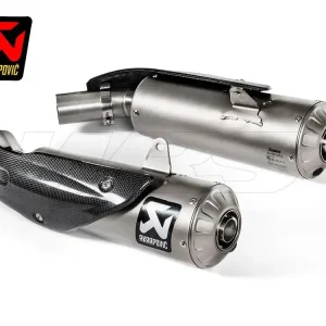 Non Perdere COPPIA TERMINALI AKRAPOVIC DUCATI SCRAMBLER 1100 2018-2020 OMOLOGATI-
