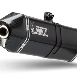TERMINALE MIVV SPEED EDGE ACCIAIO NERO SUZUKI DL V-STROM 650 2012-2016- Scelto Dai Clienti