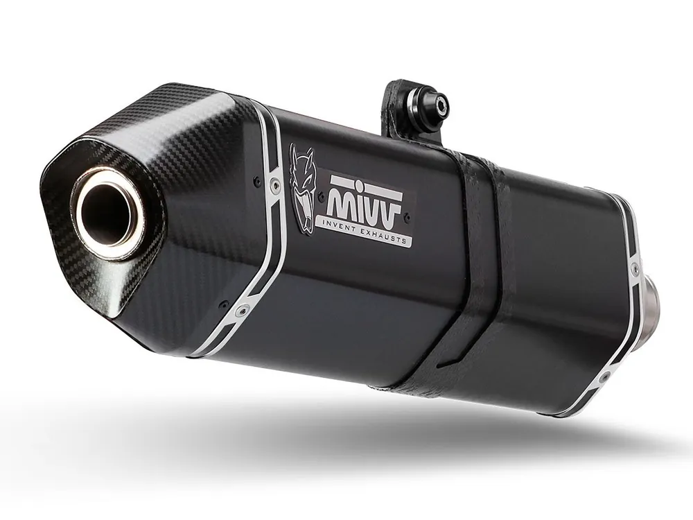Reso Gratuito TERMINALE MIVV SPEED EDGE ACCIAIO NERO HONDA CROSSRUNNER 2015-2018-