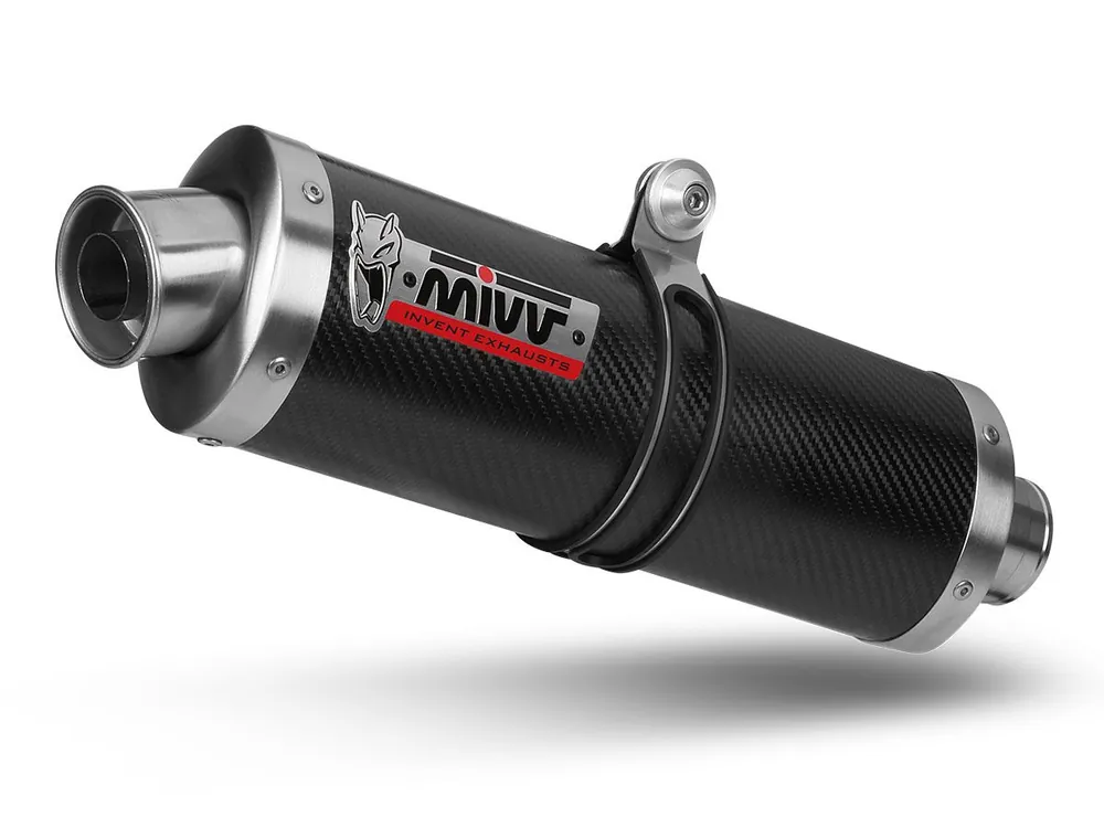 TERMINALE MIVV OVAL CARBONIO-CARBONIO KAWASAKI ZX-6 R 2002-2002- Ordina Subito