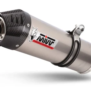 Spedizione Espresso TERMINALE MIVV OVAL TITANIO-CARBONIO HONDA XLV TRANSALP 700 2008-2013-