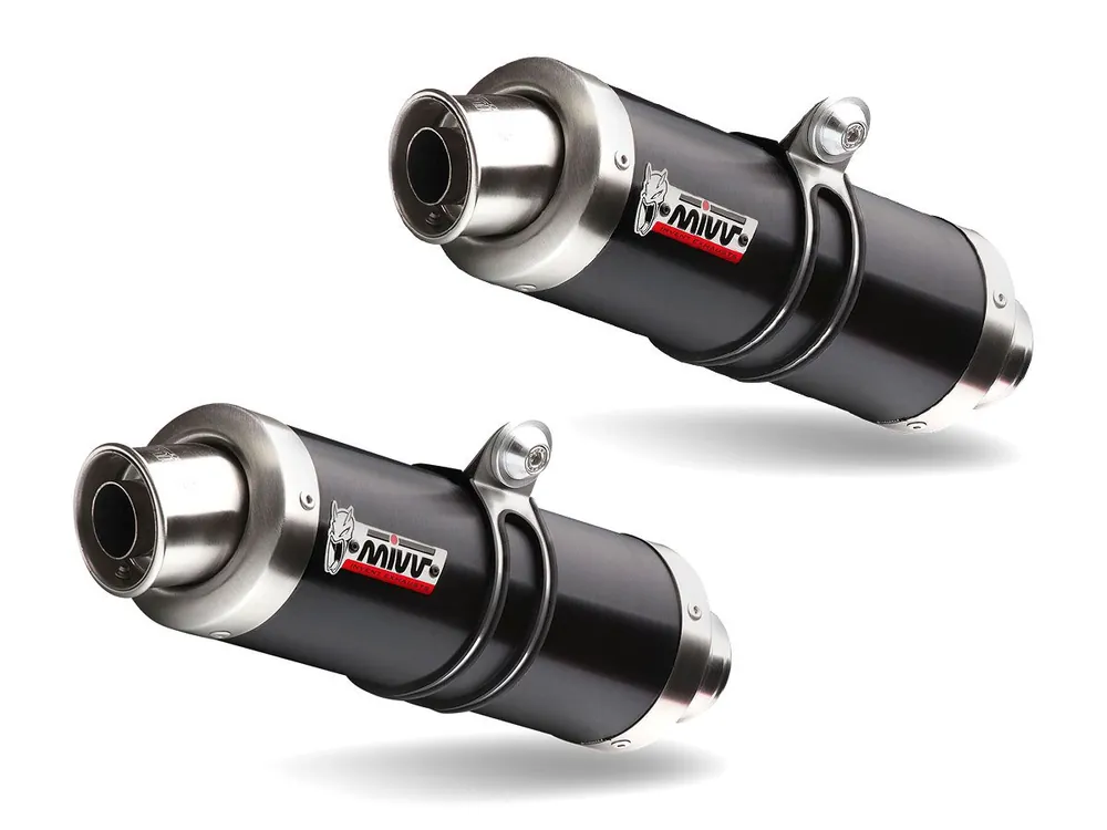 Compra Adesso TERMINALI MIVV GP ACCIAIO NERO DUCATI MONSTER S4RS 2006-2008-