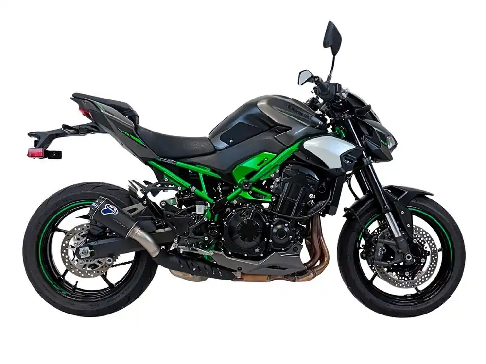 Ultimissimo Modello TERMINALE GP STYLE TITANIO NERO TERMIGNONI KAWASAKI Z 900 2024-2025-