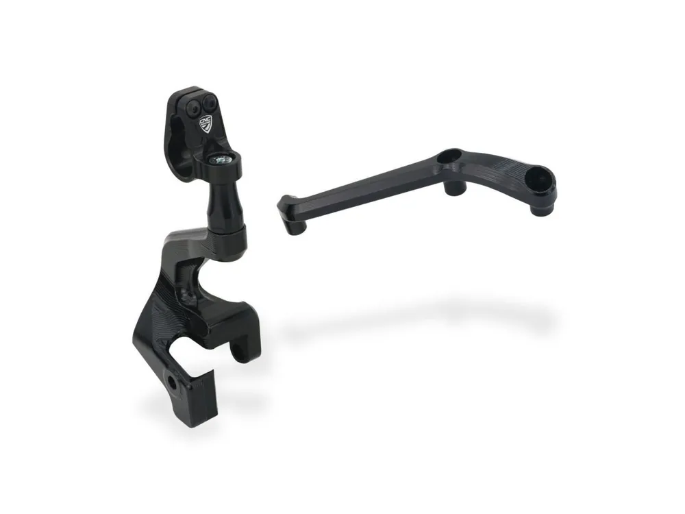 SUPPORTO AMMORTIZZATORE DI STERZO + RISER CNC RACING DUCATI MULTISTRADA V4 RS / PP 22-24- Saldi