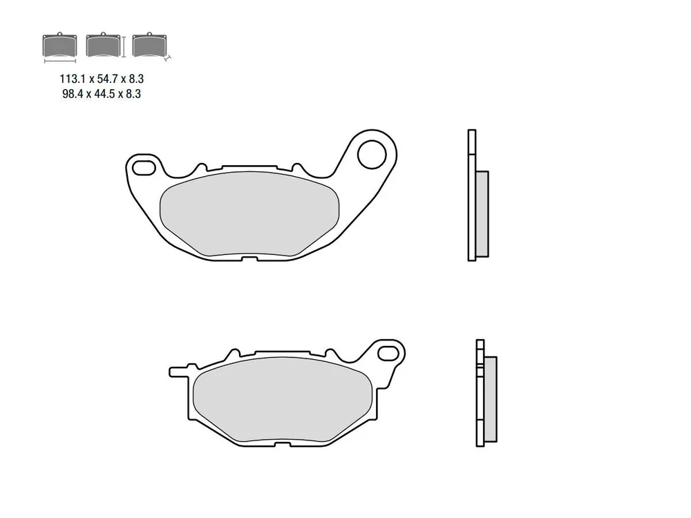 SET PASTIGLIE FRENO ANTERIORE BREMBO YAMAHA X-MAX 300 2017-2022- Novità