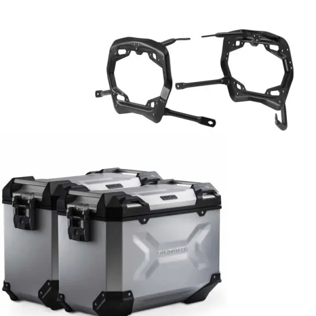 Kit valigie SW-Motech Trax Adv alluminio 45 lt per Triumph Tiger Explorer 12-15- Spedizione Espresso