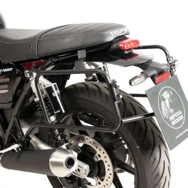 Vendita Finale Telai laterali Hepco & Becker neri per Triumph Speed Twin 900 dal 2025-