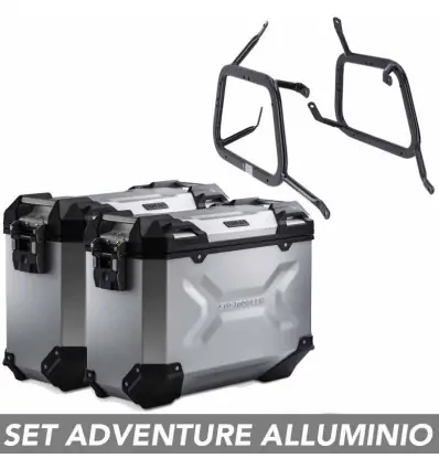 Kit valigie SW-Motech Trax Adv alluminio 37 lt per Suzuki GSX-S 1000 GX dal 2024- Offerta Limitata