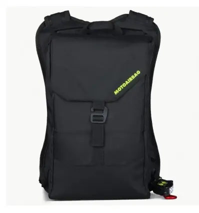 Zaino con Airbag meccanico Motoairbag City nero- Offerta Speciale