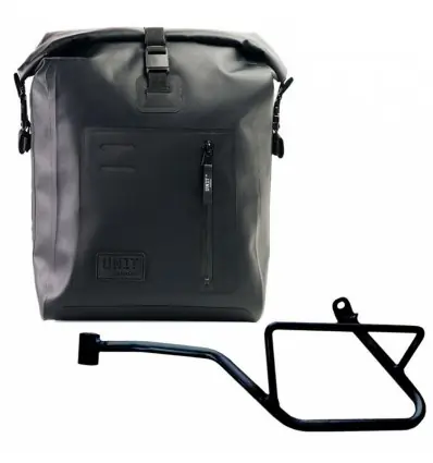 Vendita Finale Kit borsa laterale Unit garage Khali per Moto Guzzi V7 850-Destro