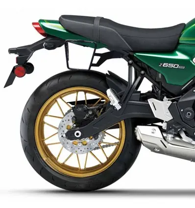 Esclusivo Telaietti laterali Shad per borse morbide su Kawasaki Z650 RS-