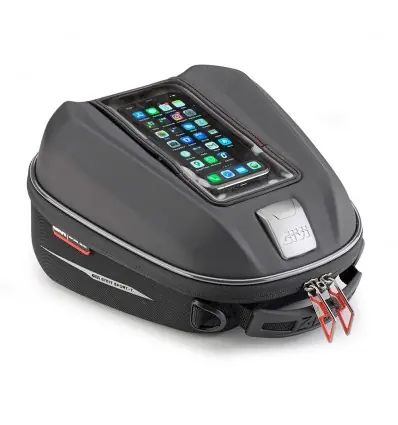 Solo Oggi Borsa da serbatoio a sgancio rapido Sport-T Givi ST611+ Tanklock da 6 lt nera-