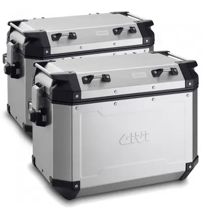 Non Perdere Borse laterali rigide Givi Trekker Outback in alluminio 48+48 litri-